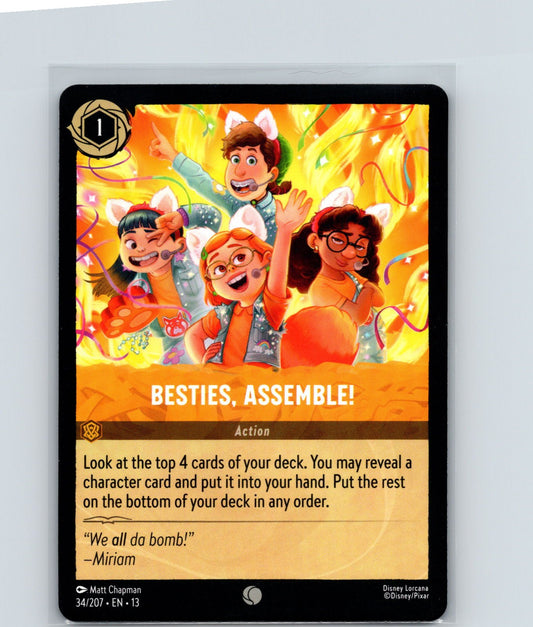 Besties, Assemble! Common Attack of the Vine! 34/207 NM