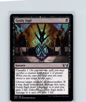 Grisly Sigil U Streets of New Capenna 82 NM