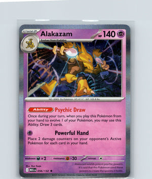 Alakazam Holo Rare ME01: Mega Evolution 056/132 NM
