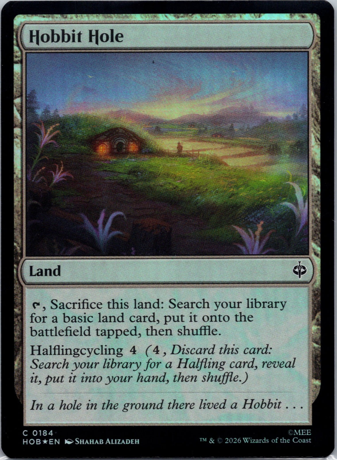 Hobbit Hole Foil C The Hobbit 184 NM