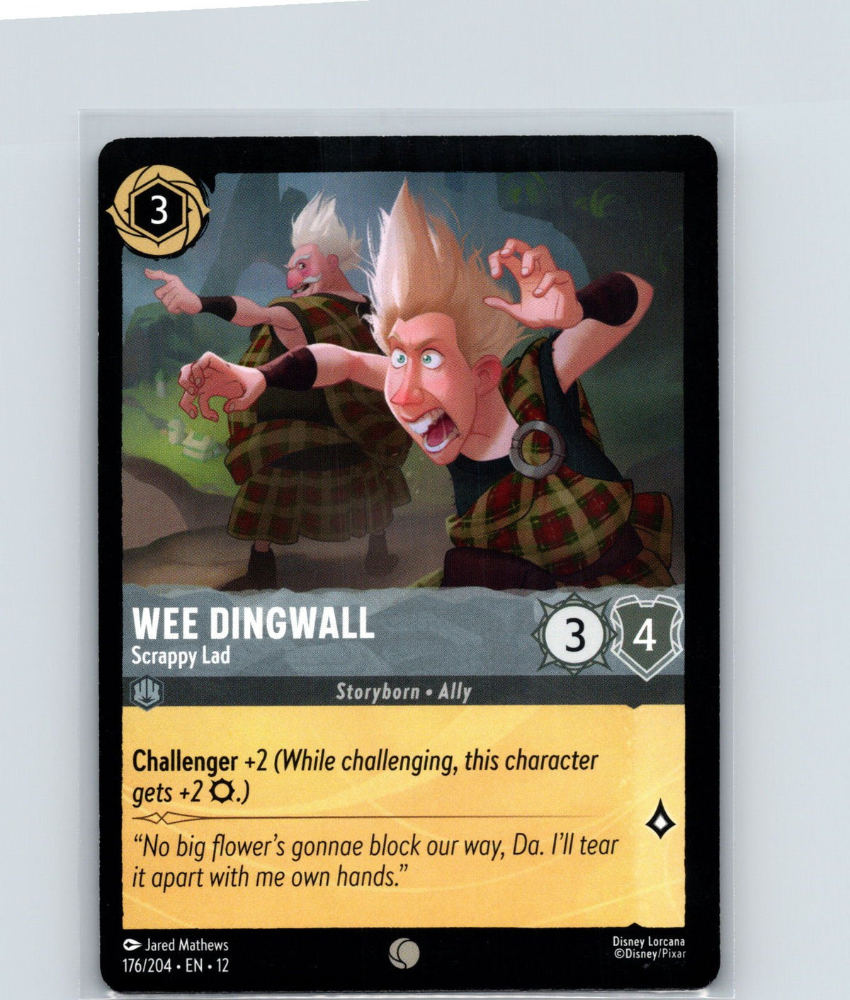 Wee Dingwall - Scrappy Lad Common Wilds Unknown 176/204 NM