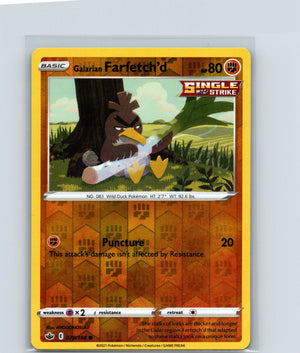 Galarian Farfetch'd Common SWSH06: Chilling Reign 078/198 NM