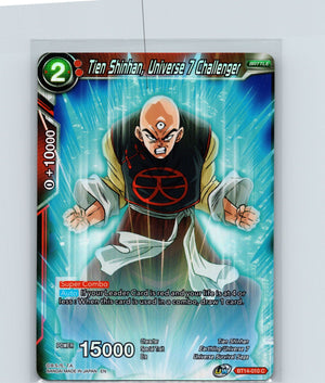 Tien Shinhan, Universe 7 Challenger Foil Common Cross Spirits BT14-010 NM