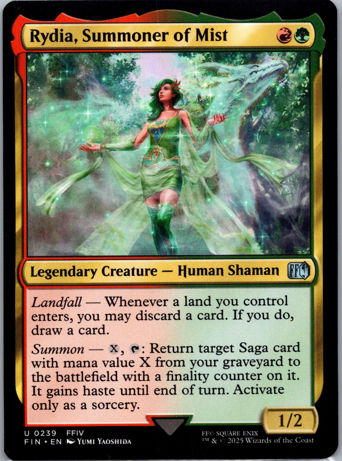 Rydia, Summoner of Mist U FINAL FANTASY 239 NM