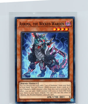 Ahrima, the Wicked Warden Unlimited Common EGS1-EN016 NM
