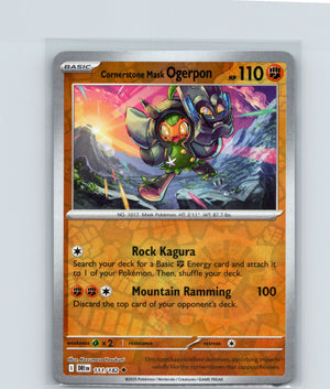 Cornerstone Mask Ogerpon Reverse Holo Uncommon SV10: Destined Rivals 111/182 NM