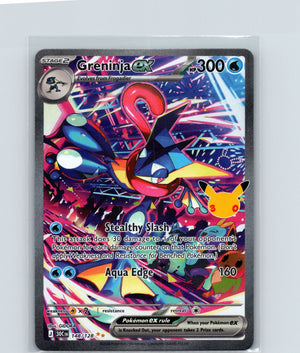 Greninja ex Holo Special Illustration Rare ME: 30th Celebration 148/128 NM