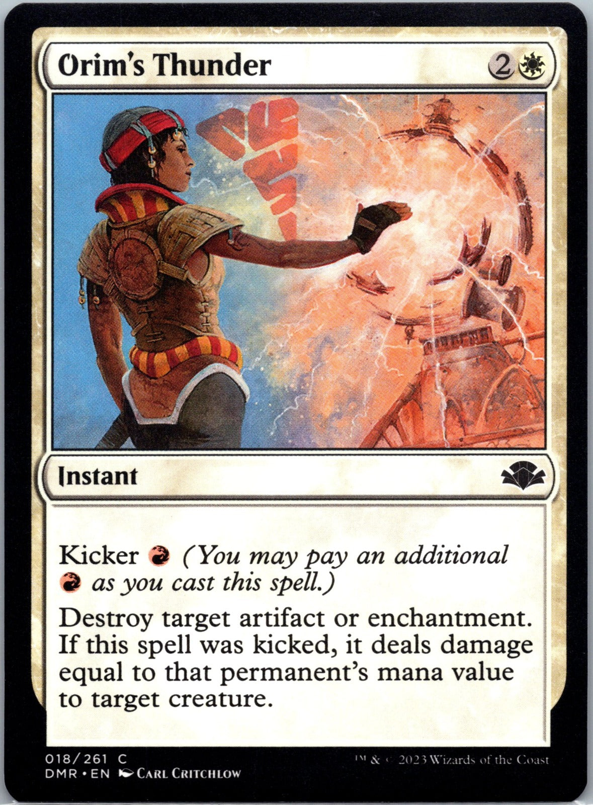 Orim's Thunder C Dominaria Remastered 18 NM