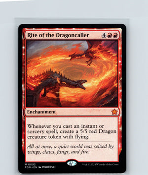 Rite of the Dragoncaller M Foundations 92 NM