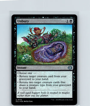 Unbury Foil U Lorwyn Eclipsed 123 NM