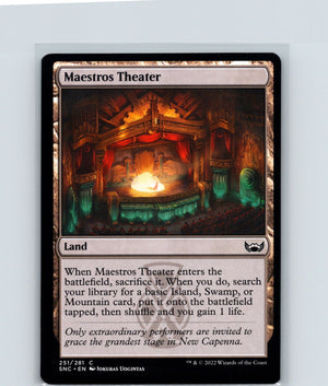 Maestros Theater C Streets of New Capenna 251 NM