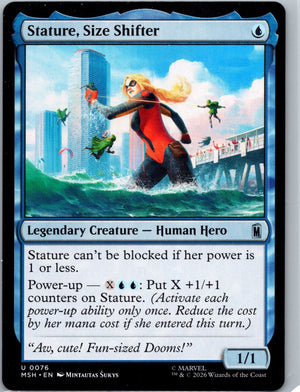 Stature, Size Shifter U Marvel Super Heroes 76 NM