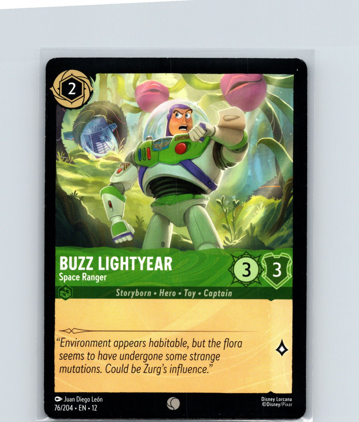 Buzz Lightyear - Grounded Common Attack of the Vine! 76/207 NM