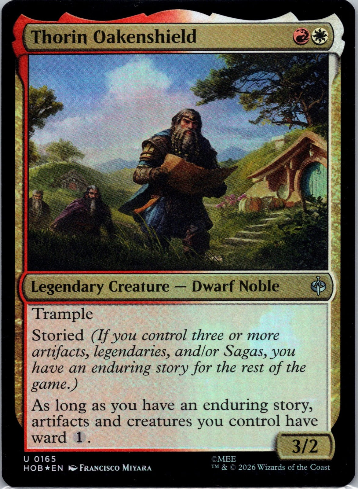 Thorin Oakenshield Foil U The Hobbit 165 NM