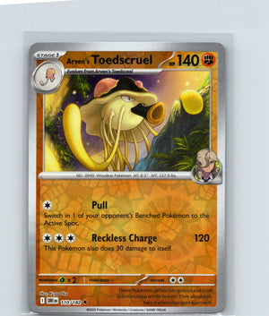 Arven's Toedscruel Reverse Holo Uncommon SV10: Destined Rivals 110/182 NM