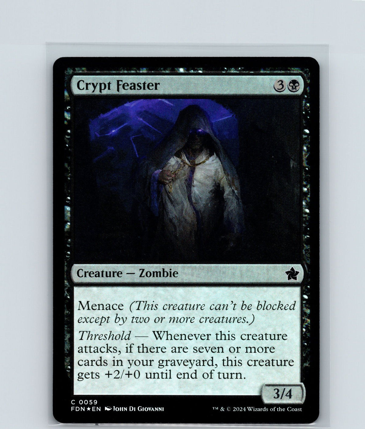Crypt Feaster Foil C Foundations 59 NM