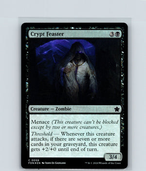 Crypt Feaster Foil C Foundations 59 NM