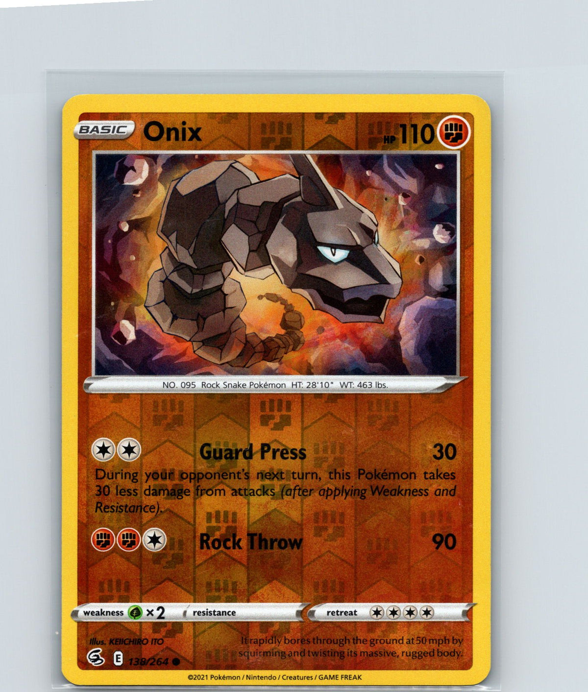 Onix Common SWSH08: Fusion Strike 138/264 NM