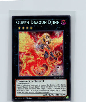 Queen Dragun Djinn 1st Edition Secret Rare BLGG-EN097 NM