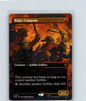 Bolg's Company (Borderless) R The Hobbit 211 NM
