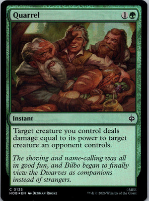 Quarrel Foil C The Hobbit 135 NM