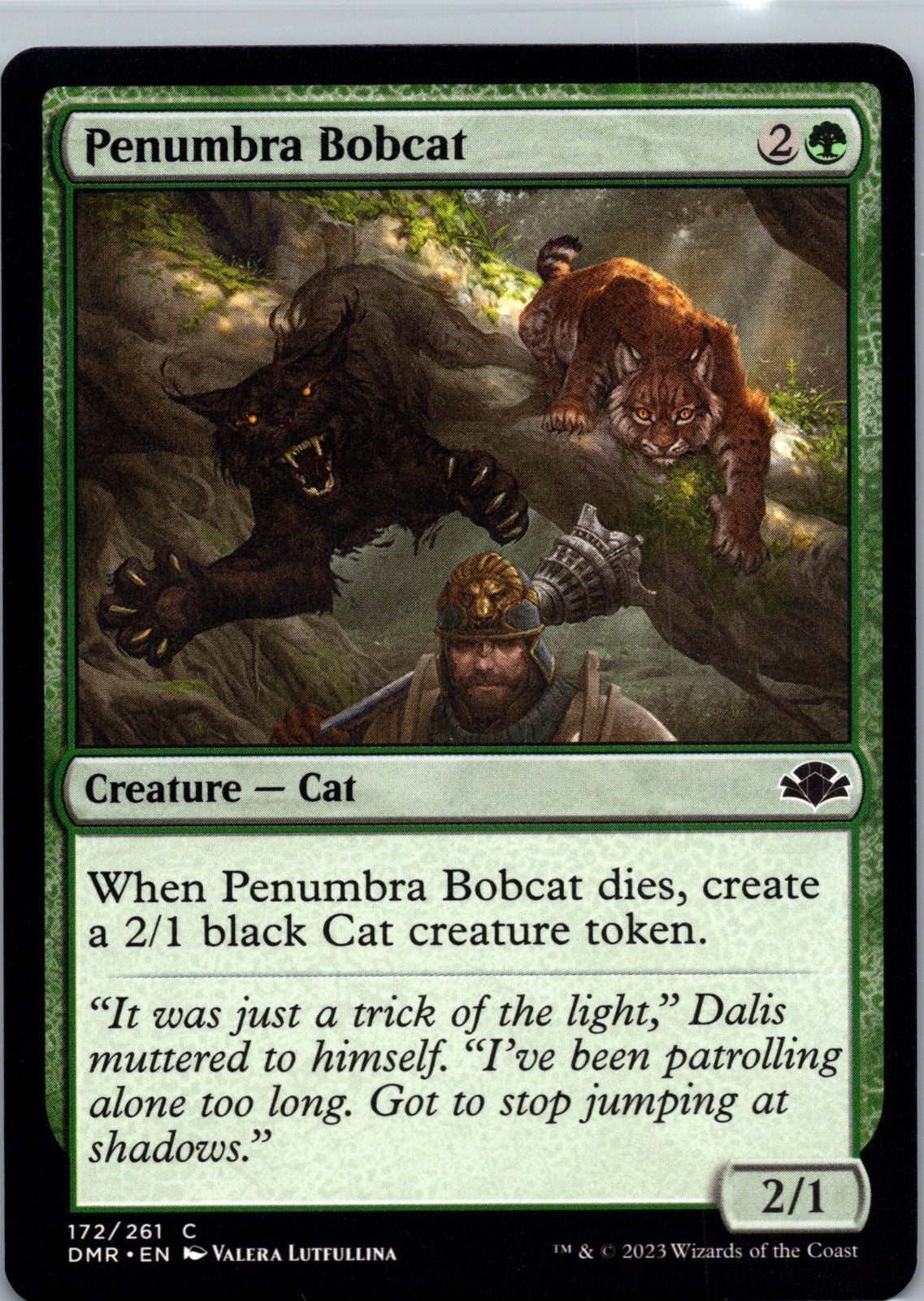 Penumbra Bobcat C Dominaria Remastered 172 NM