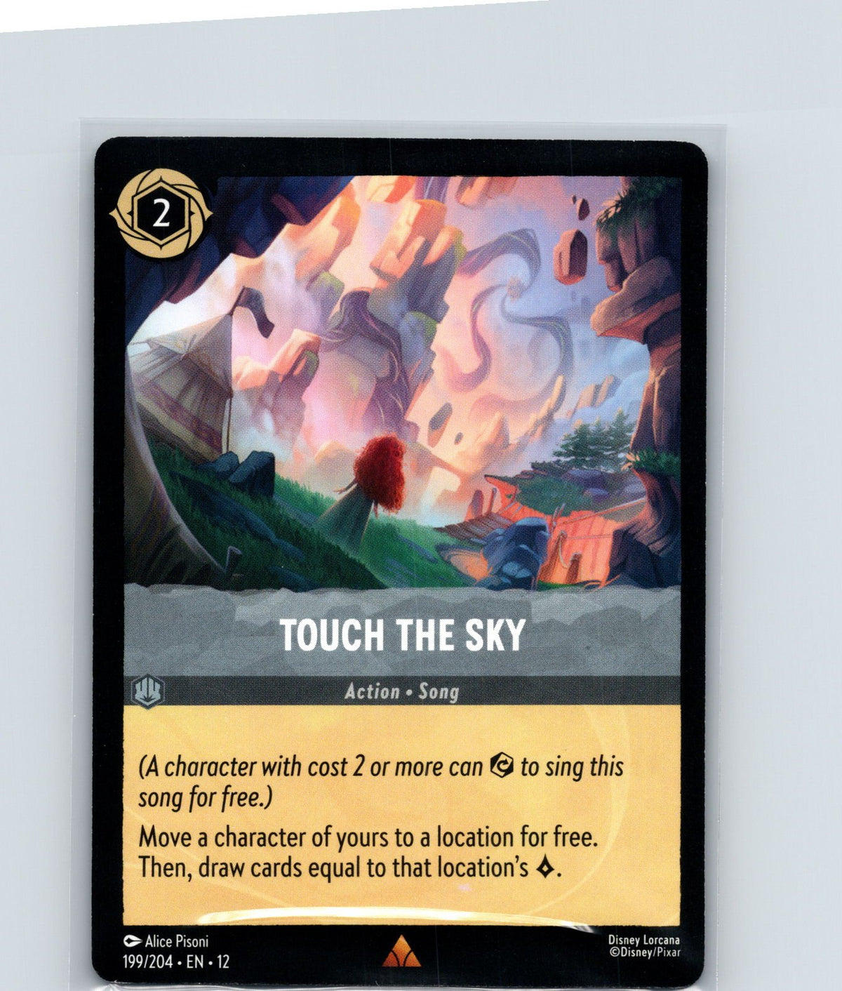 Touch the Sky Rare Wilds Unknown 199/204 NM