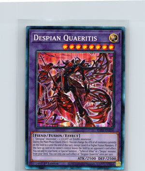 Despian Quaeritis 1st Edition Ultimate Rare Rarity Collection 5 RA05-EN036 NM