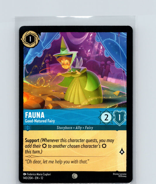 Fauna - Good-Natured Fairy (Foil) Cold Foil Common Wilds Unknown 140/204 NM