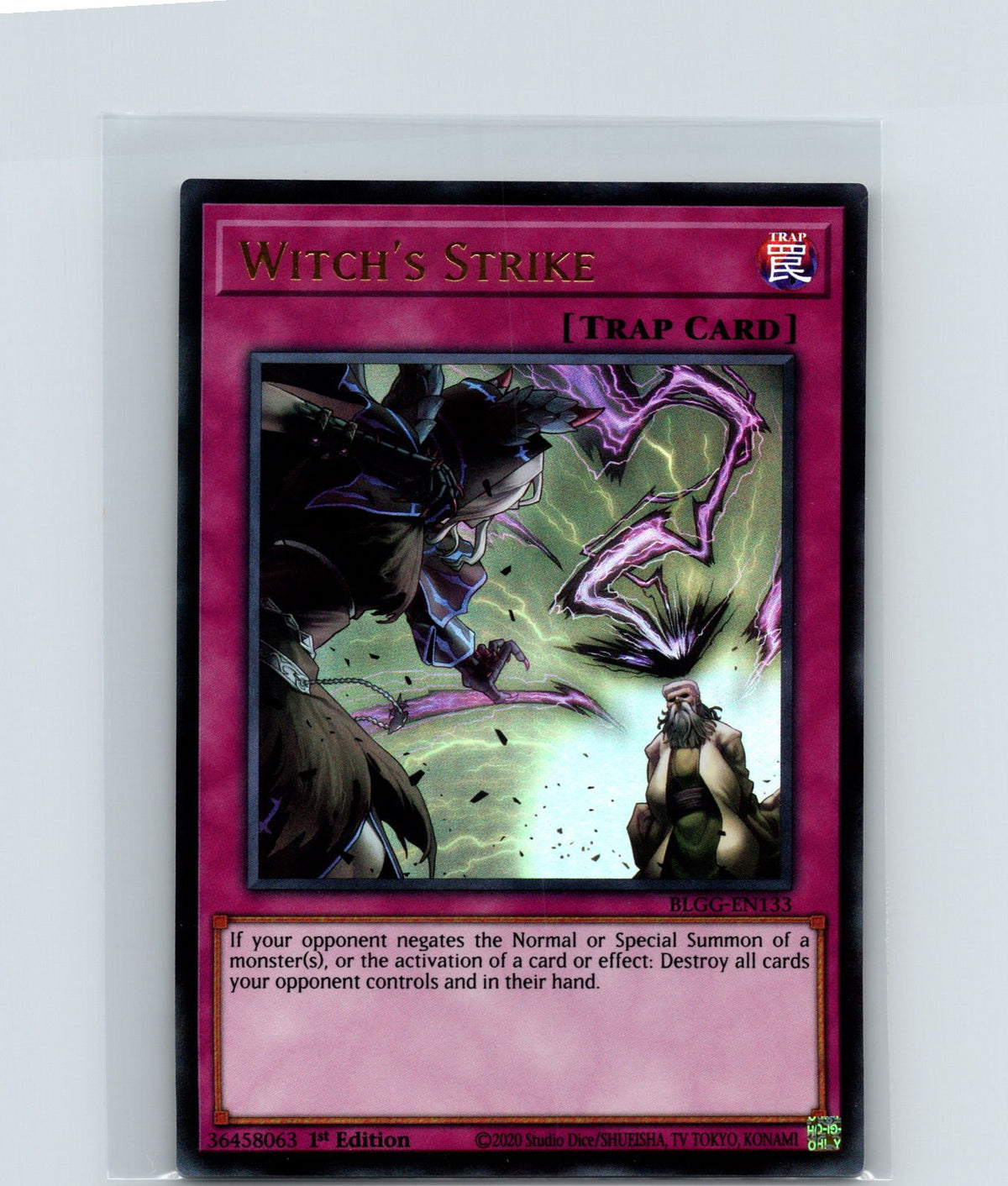 Witch's Strike 1st Edition Ultra Rare BLGG-EN133 NM