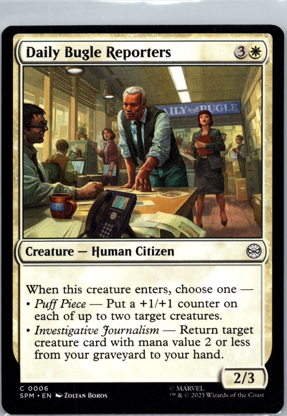 Daily Bugle Reporters C Marvel's Spider-Man 6 NM