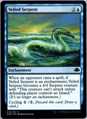 Veiled Serpent C Dominaria Remastered 72 NM
