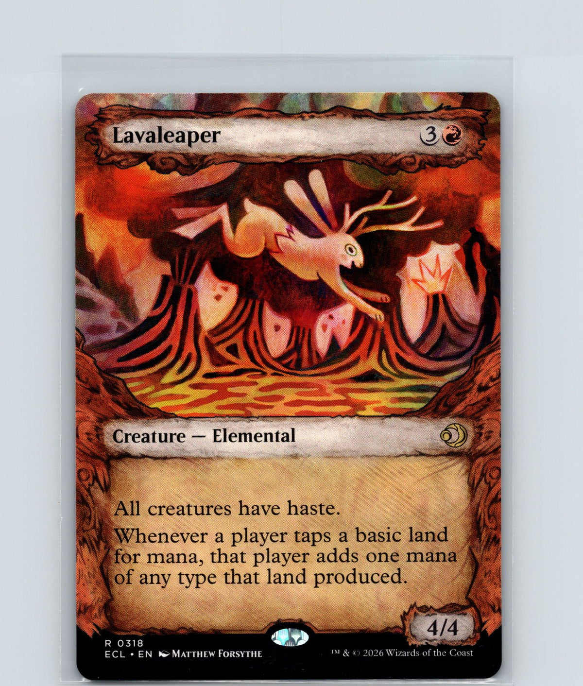 Lavaleaper (Showcase) R Lorwyn Eclipsed 318 NM