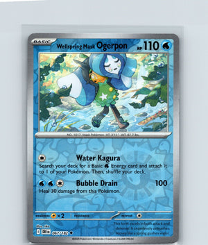 Wellspring Mask Ogerpon Reverse Holo Uncommon SV10: Destined Rivals 067/182 NM