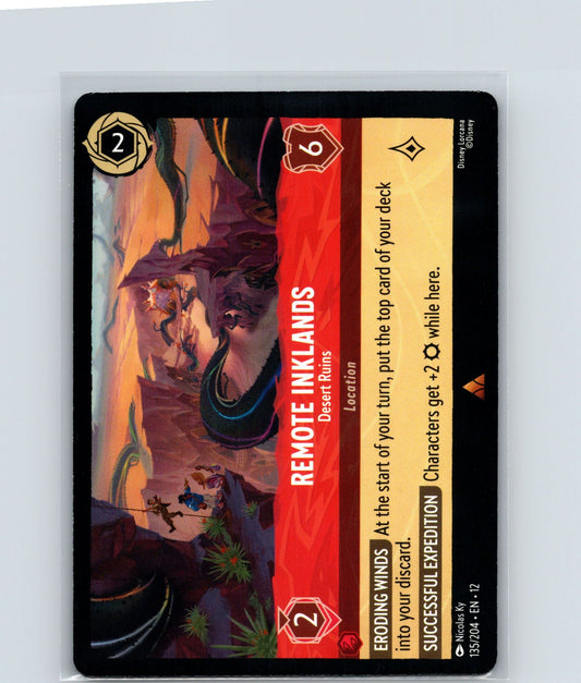 Remote Inklands - Desert Ruins Rare Wilds Unknown 135/204 NM