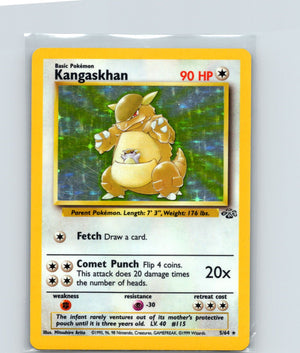 Kangaskhan (5) Unlimited Holo Rare Jungle 05/64 MP