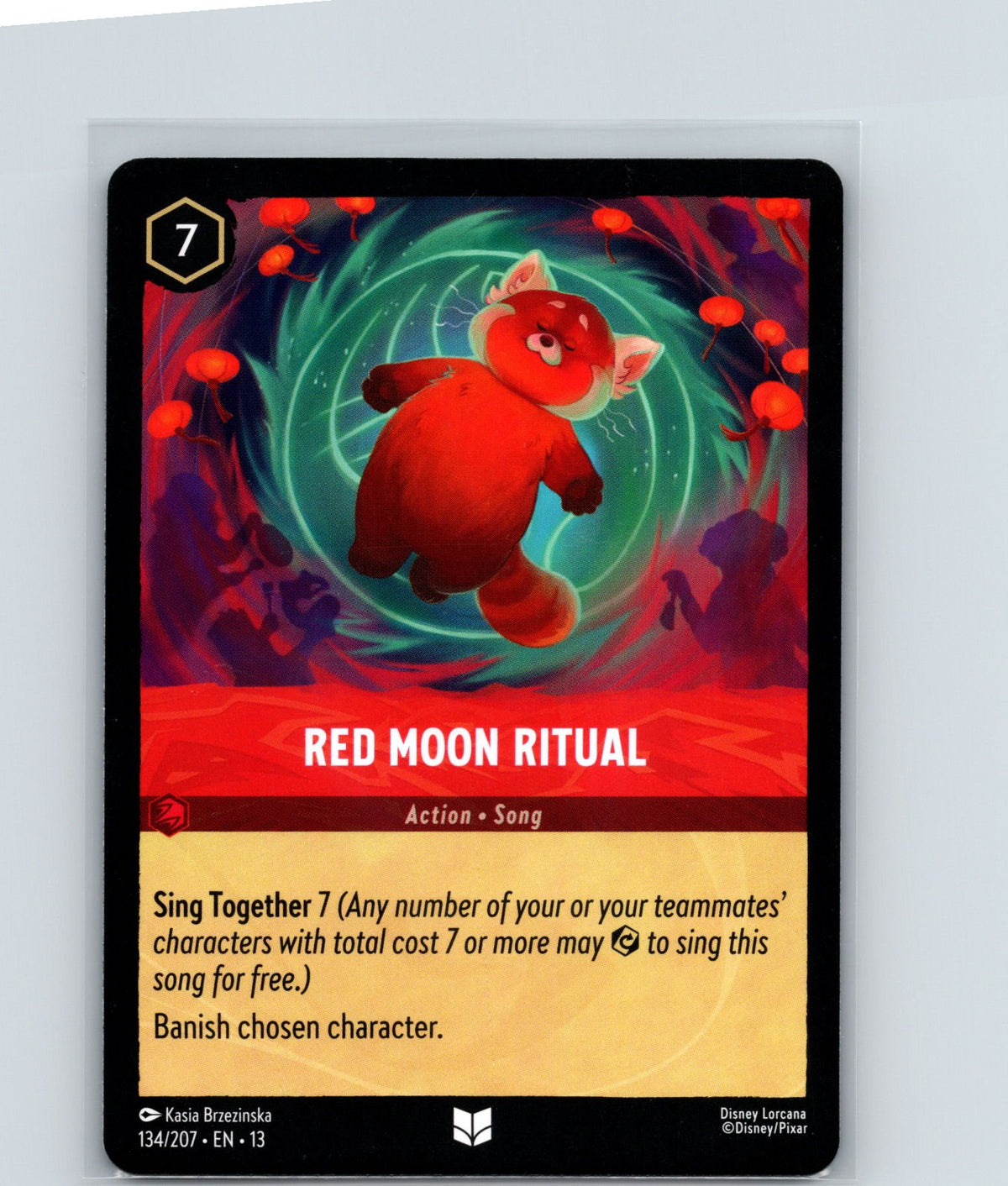 Red Moon Ritual Uncommon Attack of the Vine! 134/207 NM
