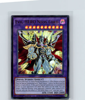 Evil HERO Neos Lord 1st Edition Ultra Rare Magnificent Monsters MAMO-EN076 NM
