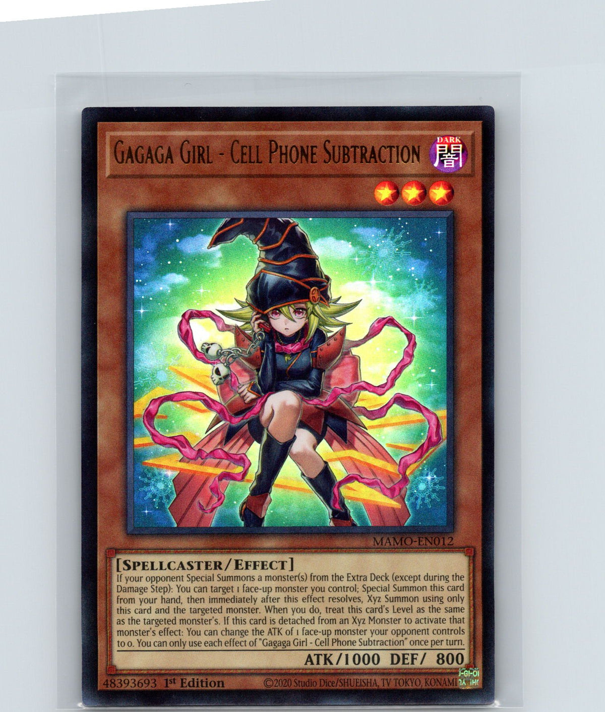 Gagaga Girl - Cell Phone Subtraction 1st Edition Ultra Rare MAMO-EN012 NM