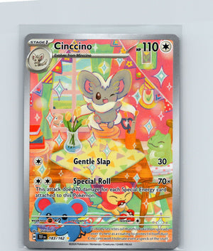 Cinccino Holo Illustration Rare SV05: Temporal Forces 183/162 NM