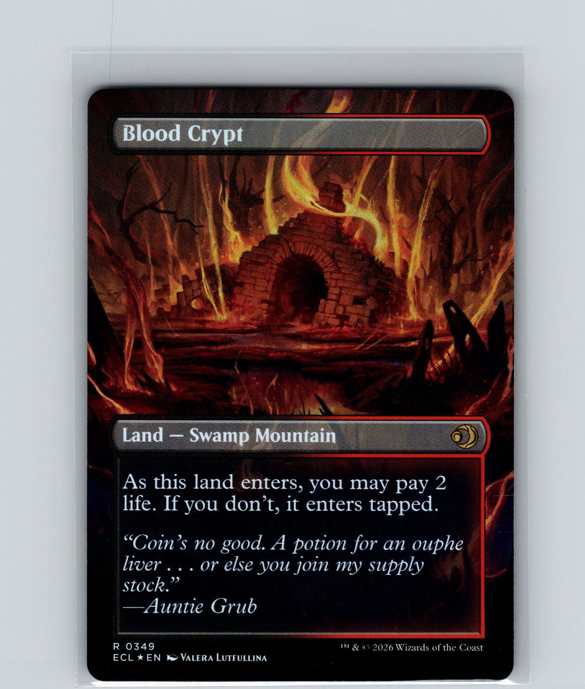 Blood Crypt (Borderless) Foil R Lorwyn Eclipsed 349 NM