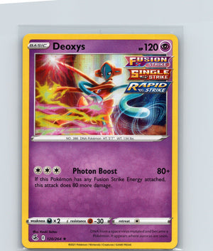 Deoxys Holo Rare SWSH08: Fusion Strike 120/264 NM