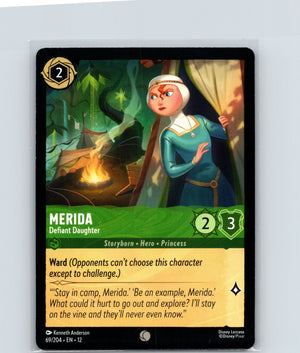 Merida - Defiant Daughter Common Wilds Unknown 69/204 NM