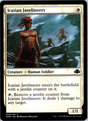 Icatian Javelineers C Dominaria Remastered 9 NM