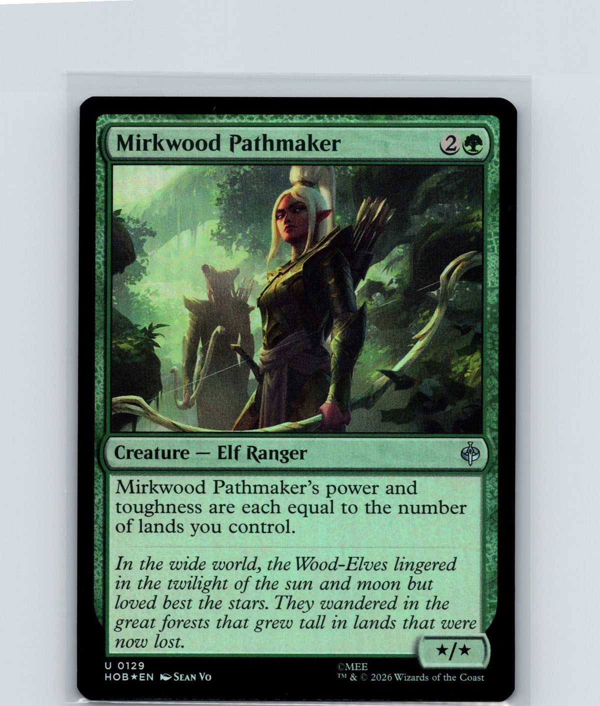 Mirkwood Pathmaker Foil U The Hobbit 129 NM