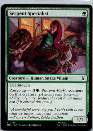 Serpent Specialist C Marvel Super Heroes 186 NM