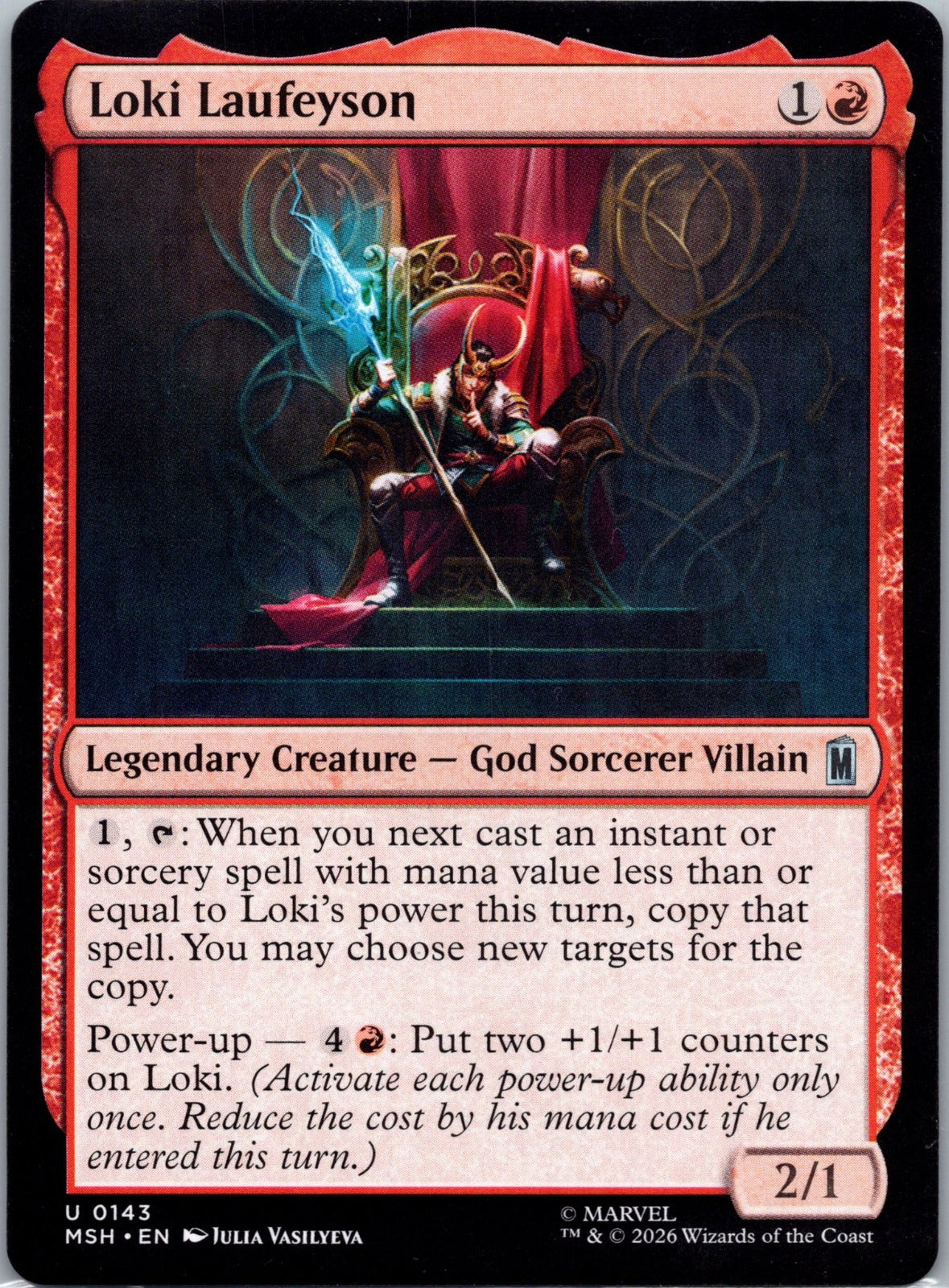 Loki Laufeyson U Marvel Super Heroes 143 NM