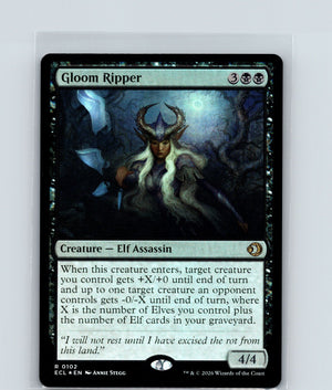 Gloom Ripper Foil R Lorwyn Eclipsed 102 NM