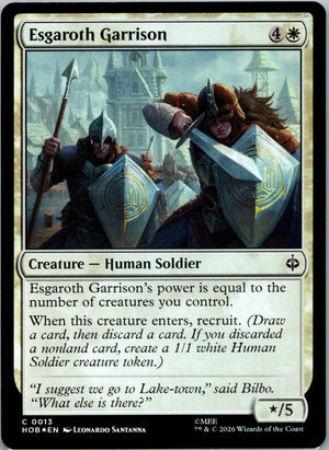 Esgaroth Garrison Foil C The Hobbit 13 NM