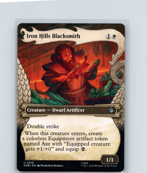 Iron Hills Blacksmith (Showcase) U The Hobbit 216 NM